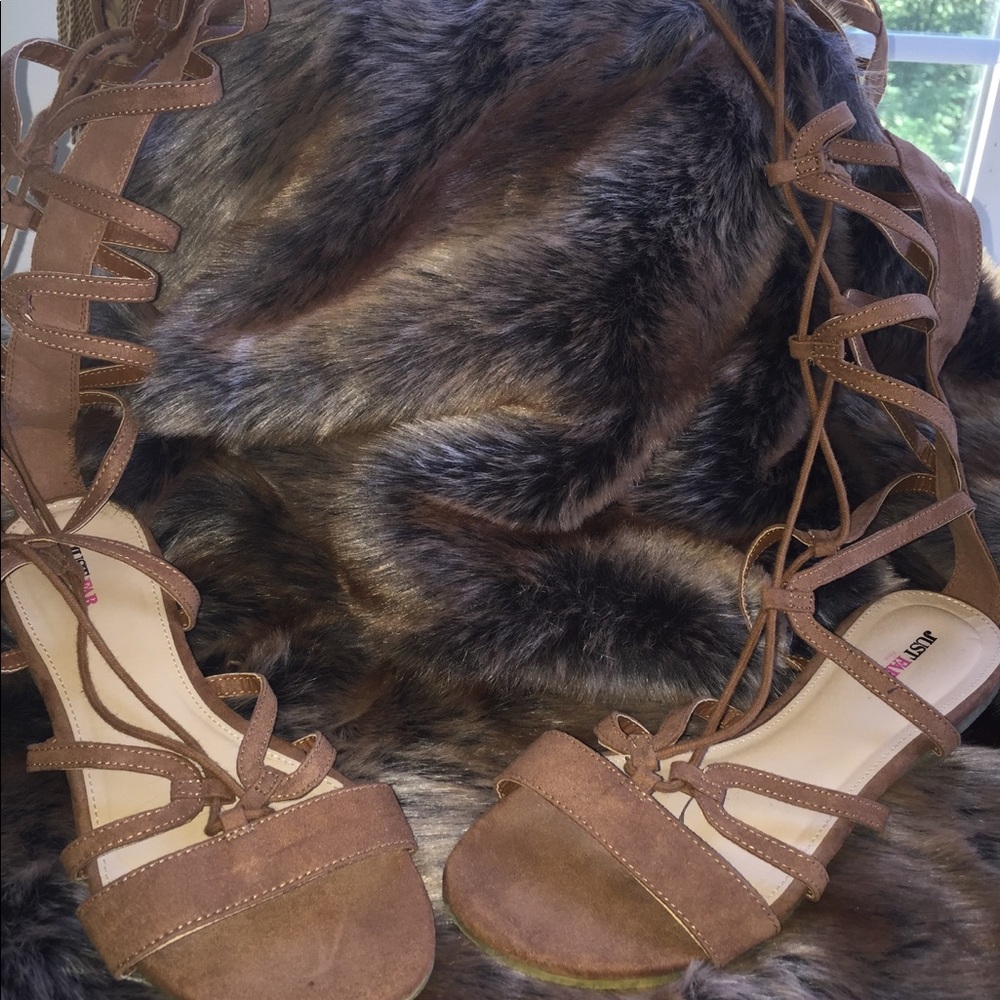 Gladiator Style Flat Sandals